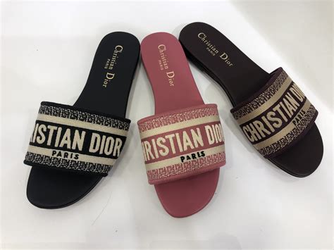 dior slippers for ladies|christian dior slippers original price.